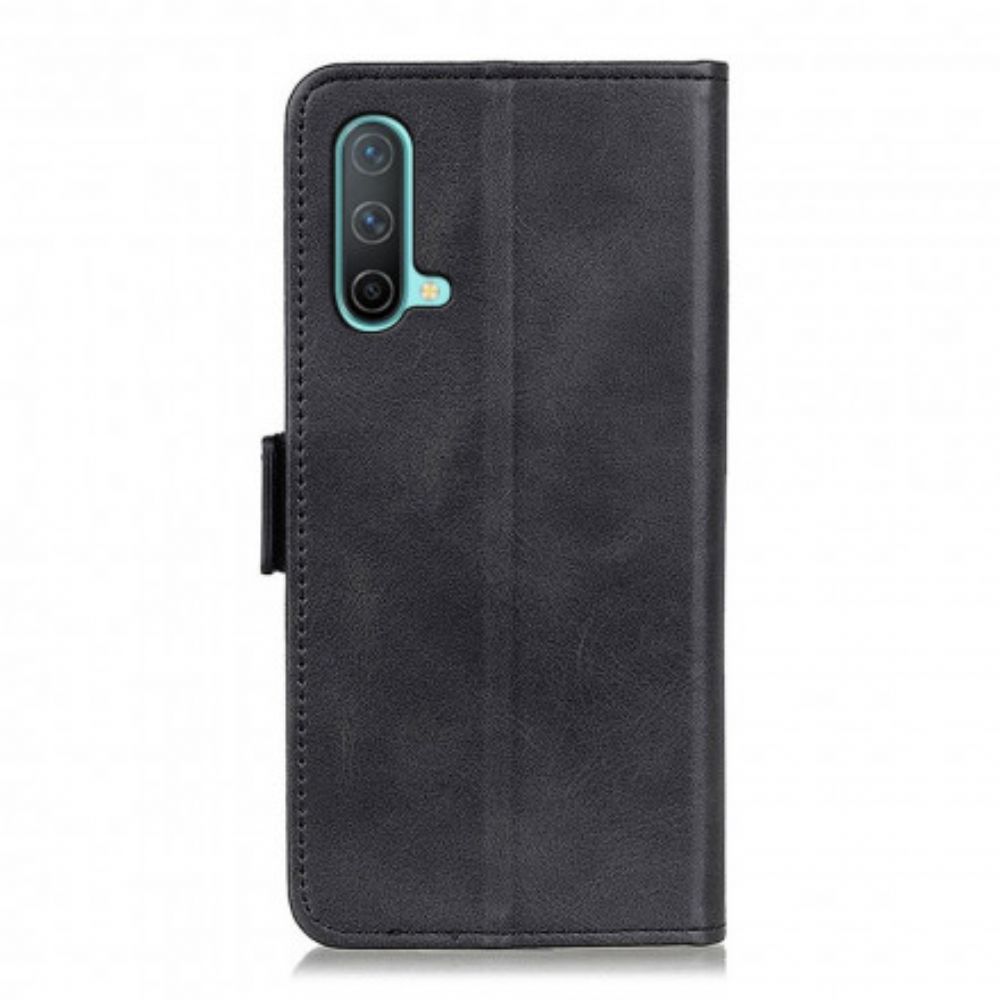 Lederhüllen Für OnePlus Nord CE 5G Flip Case Doppelklappe