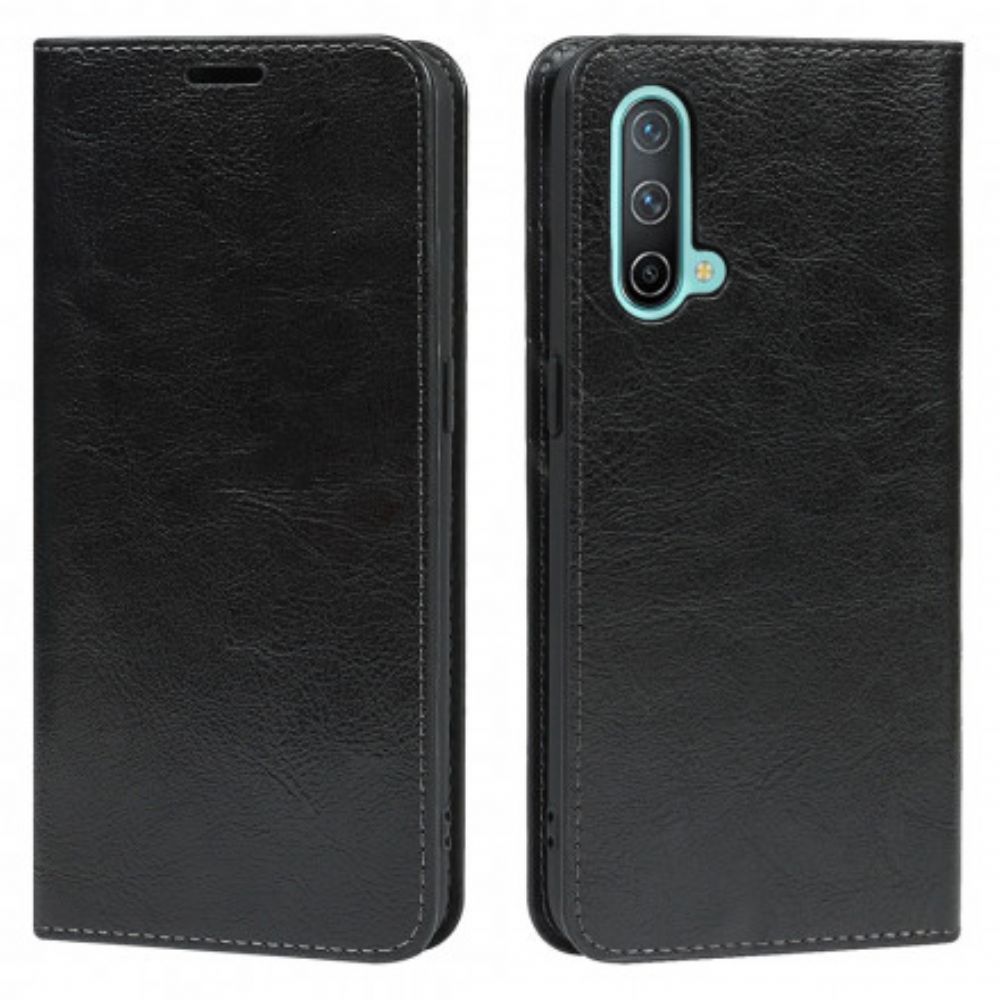 Schutzhülle Für OnePlus Nord CE 5G Flip Case Echtes Leder