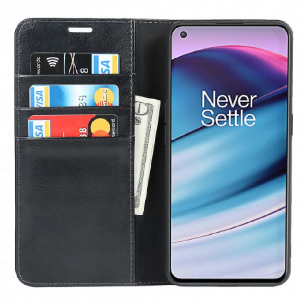 Schutzhülle Für OnePlus Nord CE 5G Flip Case Echtes Leder