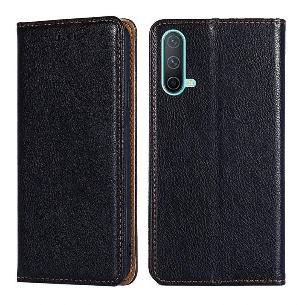 Schutzhülle Für OnePlus Nord CE 5G Flip Case Echtes Leder