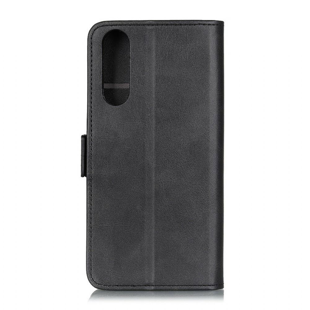 Lederhüllen Für Sony Xperia 5 II Flip Case Doppelklappe