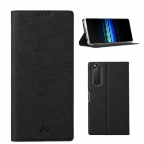 Schutzhülle Für Sony Xperia 5 II Flip Case Vili Dmx Texturiert