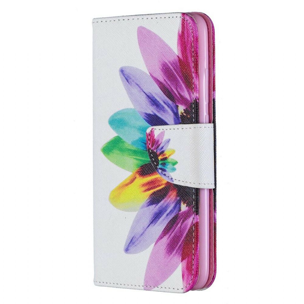 Flip Case Für Huawei P Smart Plus 2024 Aquarell Blume