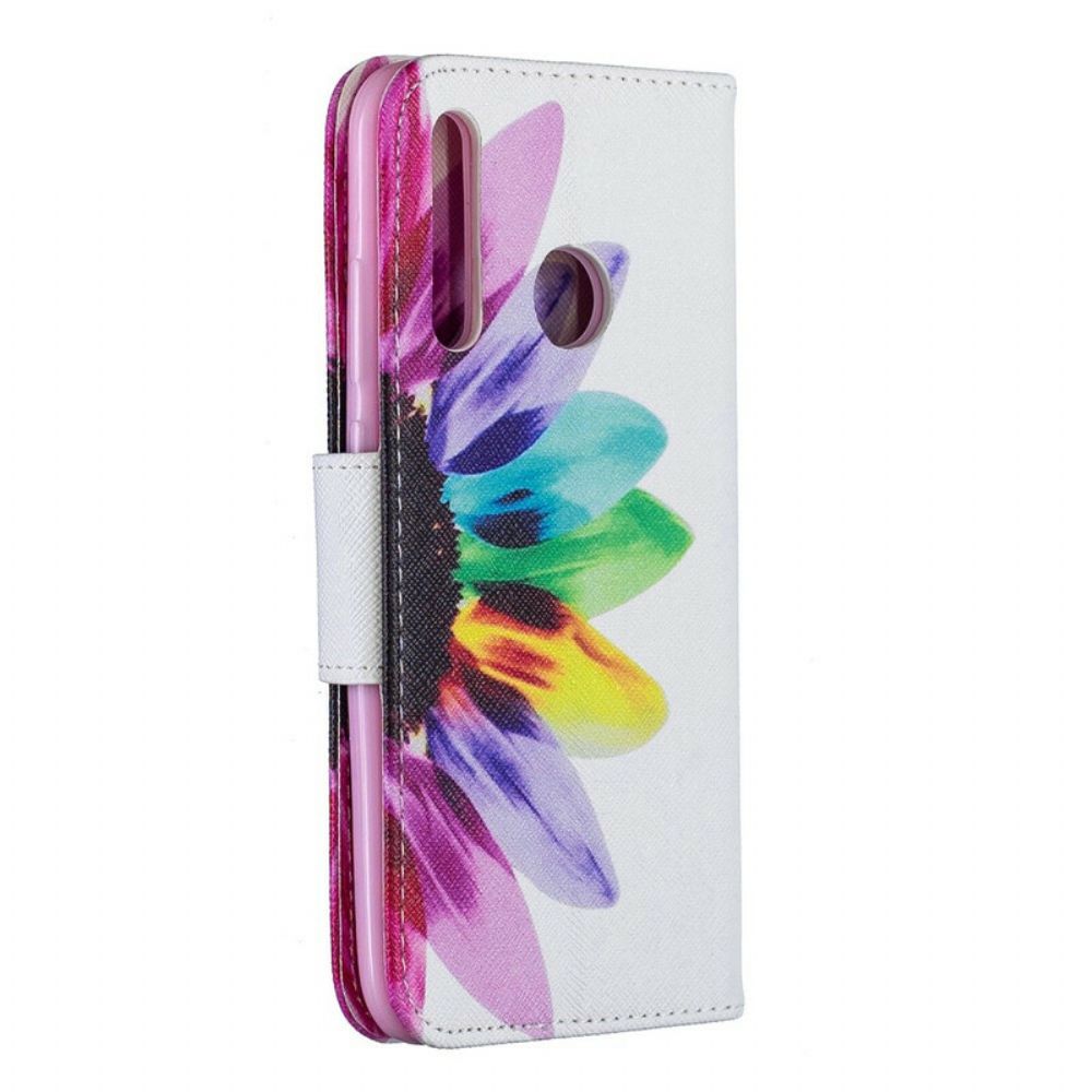 Flip Case Für Huawei P Smart Plus 2024 Aquarell Blume