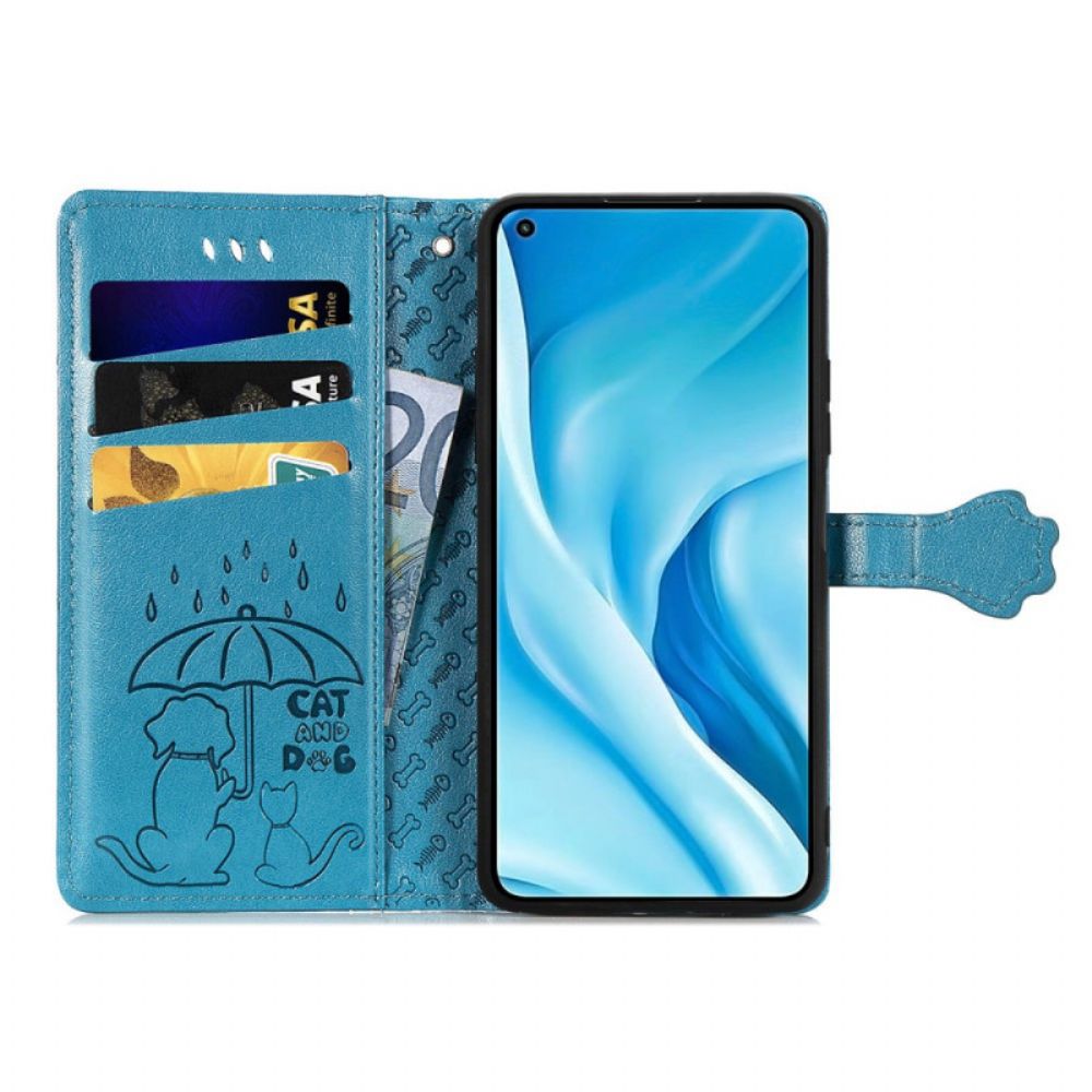 Flip Case Für Xiaomi Mi 11 Lite 5G NE / Mi 11 Lite 4G / 5G Animierte Tiere