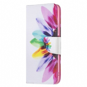 Flip Case Für Xiaomi Mi 11 Lite 5G NE / Mi 11 Lite 4G / 5G Aquarell Blume