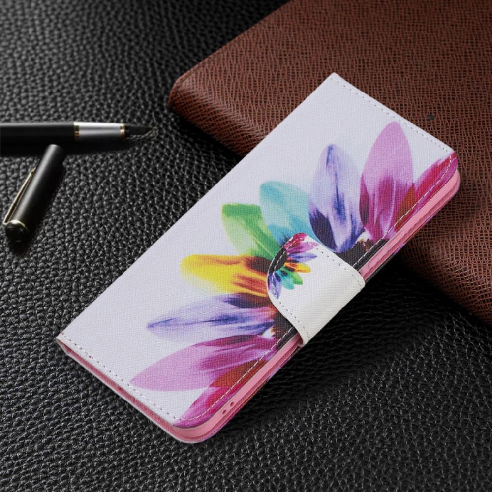 Flip Case Für Xiaomi Mi 11 Lite 5G NE / Mi 11 Lite 4G / 5G Aquarell Blume