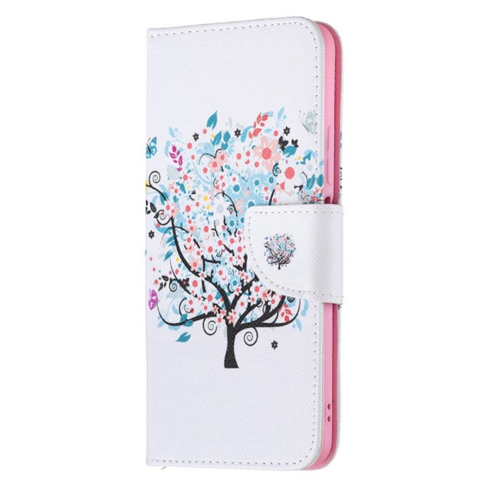 Flip Case Für Xiaomi Mi 11 Lite 5G NE / Mi 11 Lite 4G / 5G Blumiger Baum