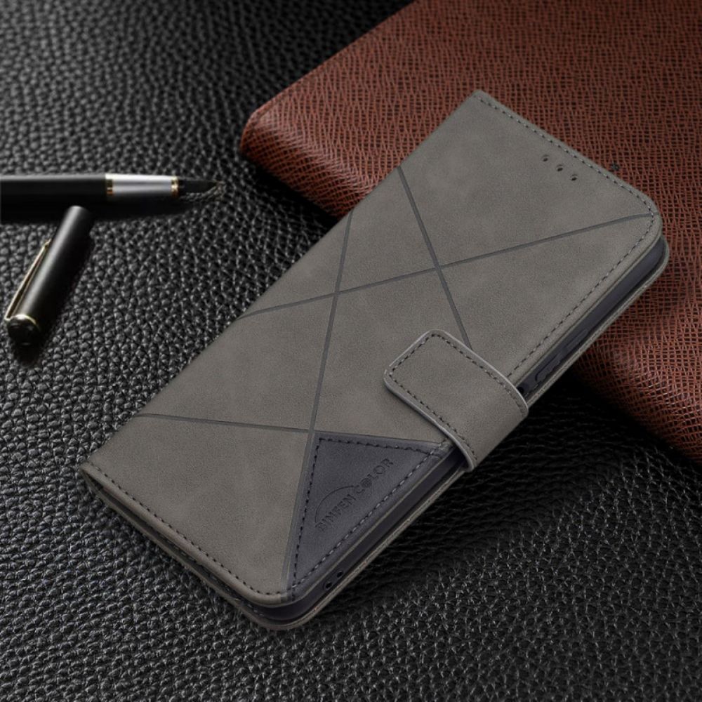 Flip Case Für Xiaomi Mi 11 Lite 5G NE / Mi 11 Lite 4G / 5G Dreieck Binfen Farbe