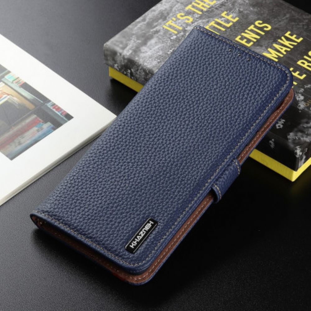 Flip Case Für Xiaomi Mi 11 Lite 5G NE / Mi 11 Lite 4G / 5G Litschi Khazneh Leder