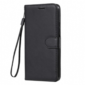 Flip Case Für Xiaomi Mi 11 Lite 5G NE / Mi 11 Lite 4G / 5G Mit Kordel Kunstlederarmband