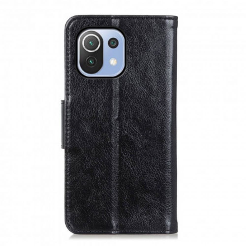 Flip Case Für Xiaomi Mi 11 Lite 5G NE / Mi 11 Lite 4G / 5G Nappaleder-style