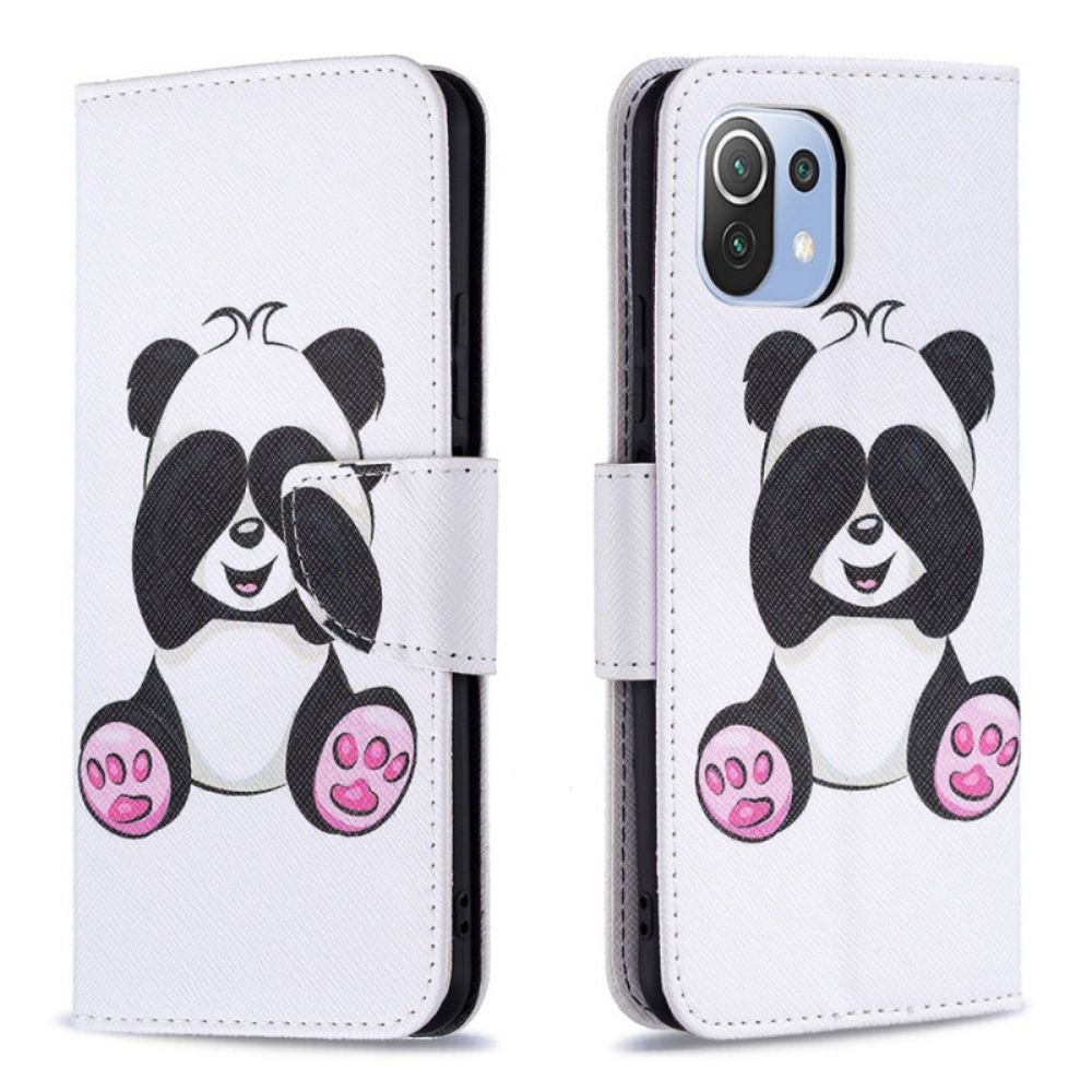 Flip Case Für Xiaomi Mi 11 Lite 5G NE / Mi 11 Lite 4G / 5G Panda-spaß