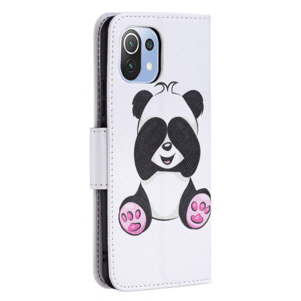 Flip Case Für Xiaomi Mi 11 Lite 5G NE / Mi 11 Lite 4G / 5G Panda-spaß