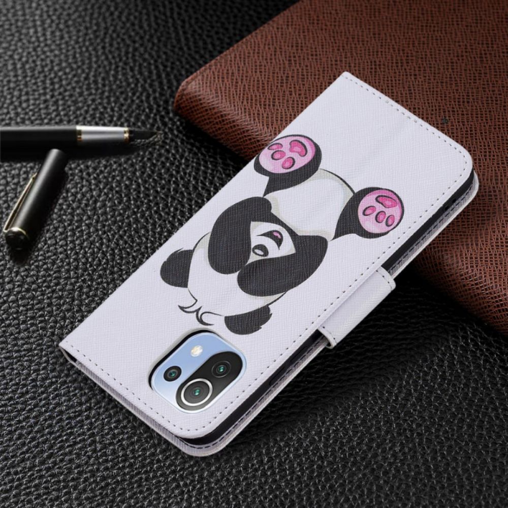 Flip Case Für Xiaomi Mi 11 Lite 5G NE / Mi 11 Lite 4G / 5G Panda-spaß