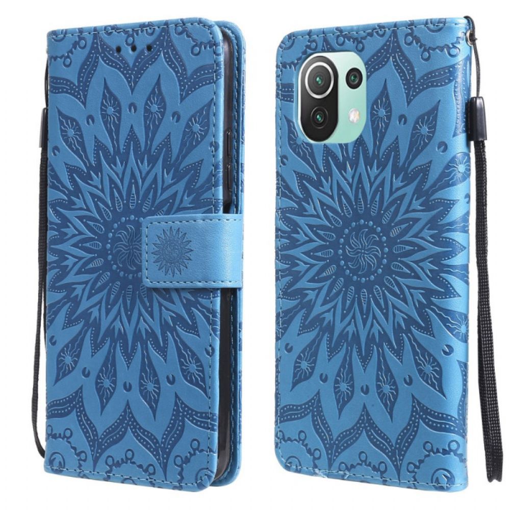 Flip Case Für Xiaomi Mi 11 Lite 5G NE / Mi 11 Lite 4G / 5G Sonnenblume