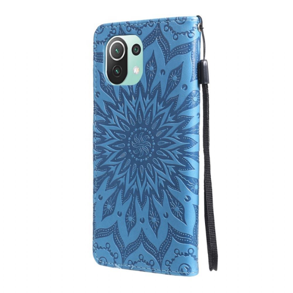 Flip Case Für Xiaomi Mi 11 Lite 5G NE / Mi 11 Lite 4G / 5G Sonnenblume