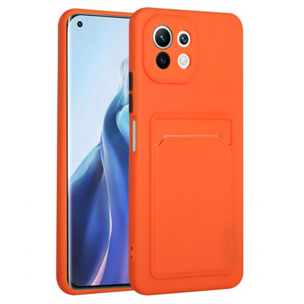 Handyhülle Für Xiaomi Mi 11 Lite 5G NE / Mi 11 Lite 4G / 5G Kartenhalter Aus Silikon