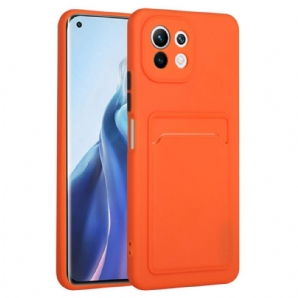 Handyhülle Für Xiaomi Mi 11 Lite 5G NE / Mi 11 Lite 4G / 5G Kartenhalter Aus Silikon