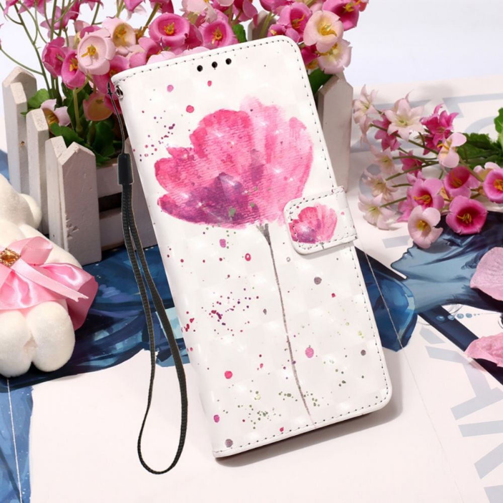 Hülle Flip Case Für Xiaomi Mi 11 Lite 5G NE / Mi 11 Lite 4G / 5G Wasserfarbenes Halfter