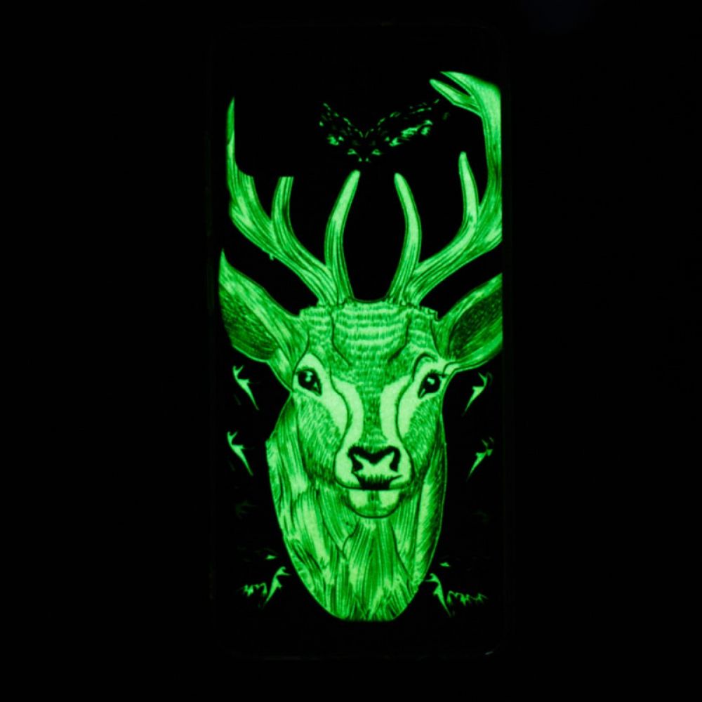 Hülle Für Xiaomi Mi 11 Lite 5G NE / Mi 11 Lite 4G / 5G Fluoreszierender Majestätischer Hirsch