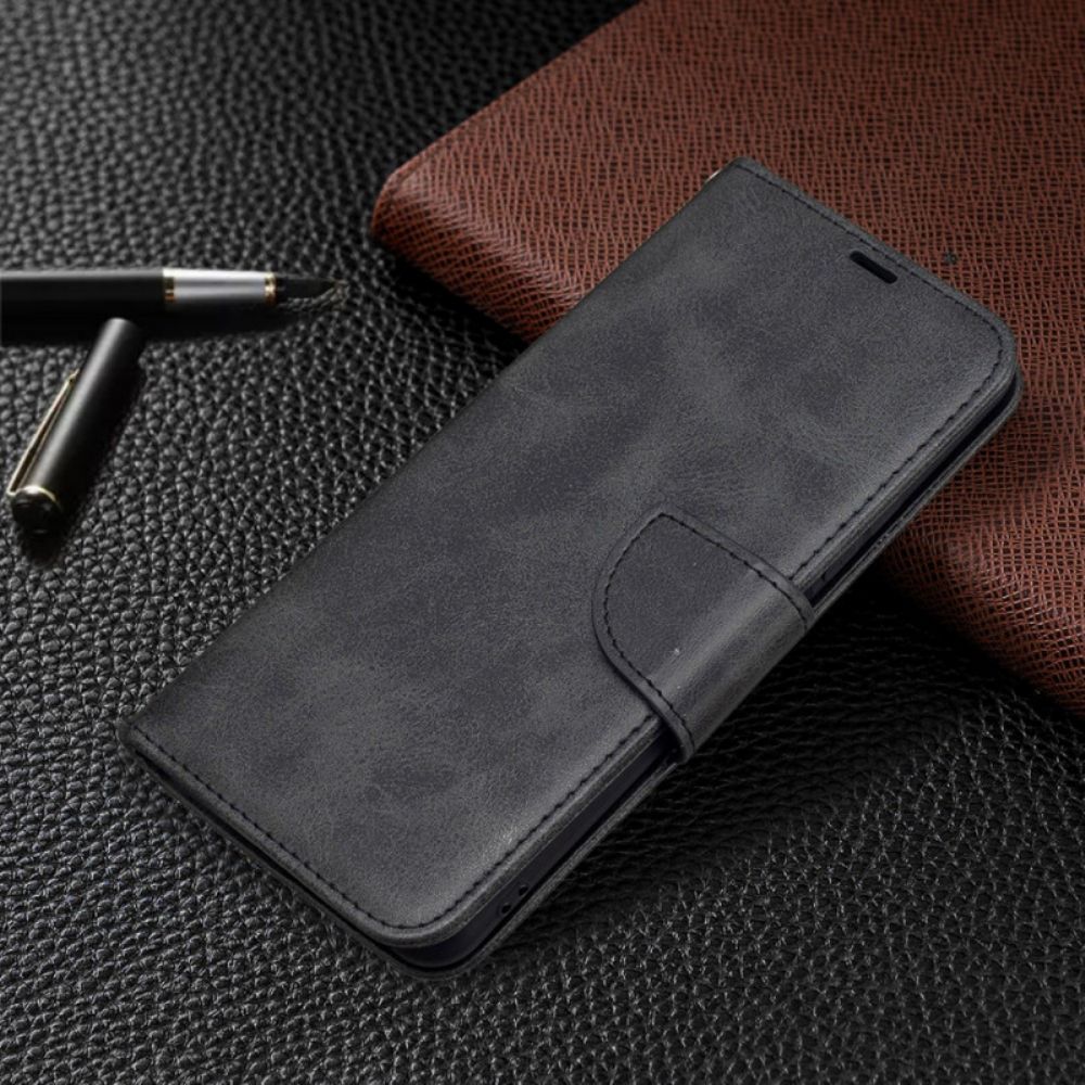 Lederhüllen Für Xiaomi Mi 11 Lite 5G NE / Mi 11 Lite 4G / 5G Flip Case Glatte Schräge Klappe