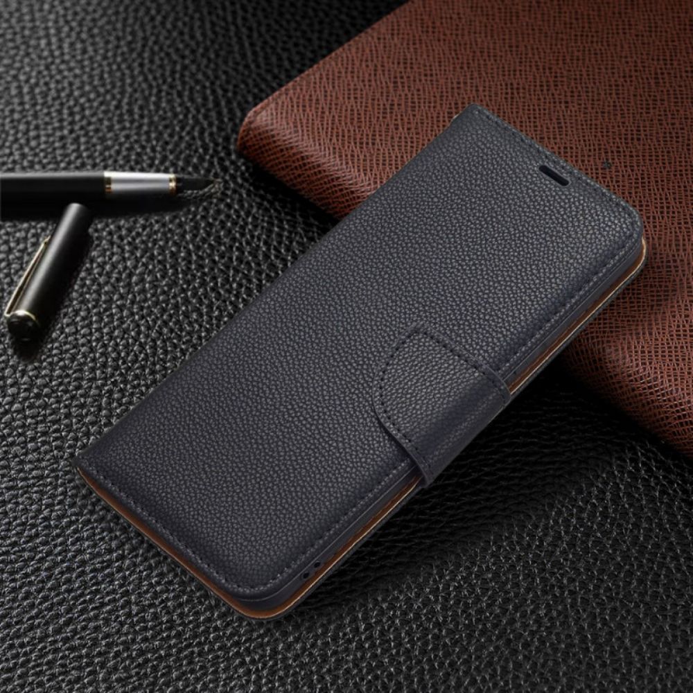 Lederhüllen Für Xiaomi Mi 11 Lite 5G NE / Mi 11 Lite 4G / 5G Flip Case Litschi-klappe Schräg