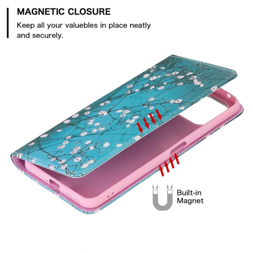 Schutzhülle Für Xiaomi Mi 11 Lite 5G NE / Mi 11 Lite 4G / 5G Flip Case Blühende Zweige