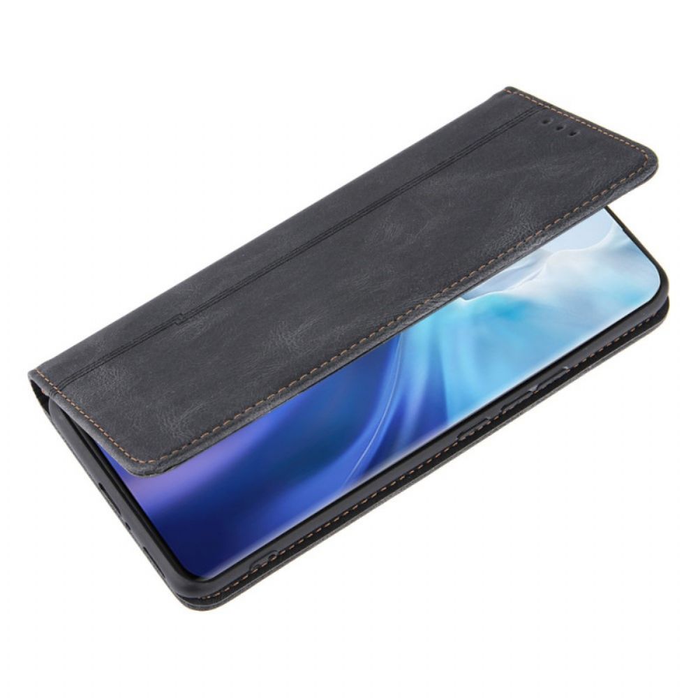 Schutzhülle Für Xiaomi Mi 11 Lite 5G NE / Mi 11 Lite 4G / 5G Flip Case Couture Mit Hautgefühl