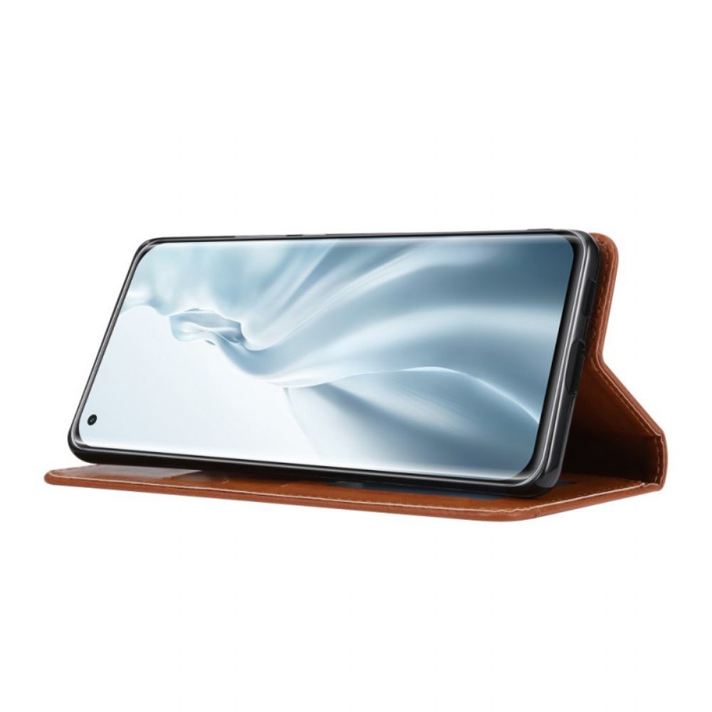 Schutzhülle Für Xiaomi Mi 11 Lite 5G NE / Mi 11 Lite 4G / 5G Flip Case Kartenetui Aus Kunstleder