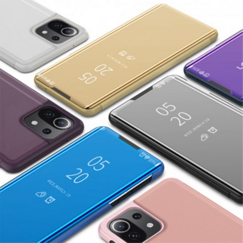 Schutzhülle Für Xiaomi Mi 11 Lite 5G NE / Mi 11 Lite 4G / 5G Flip Case Spiegel