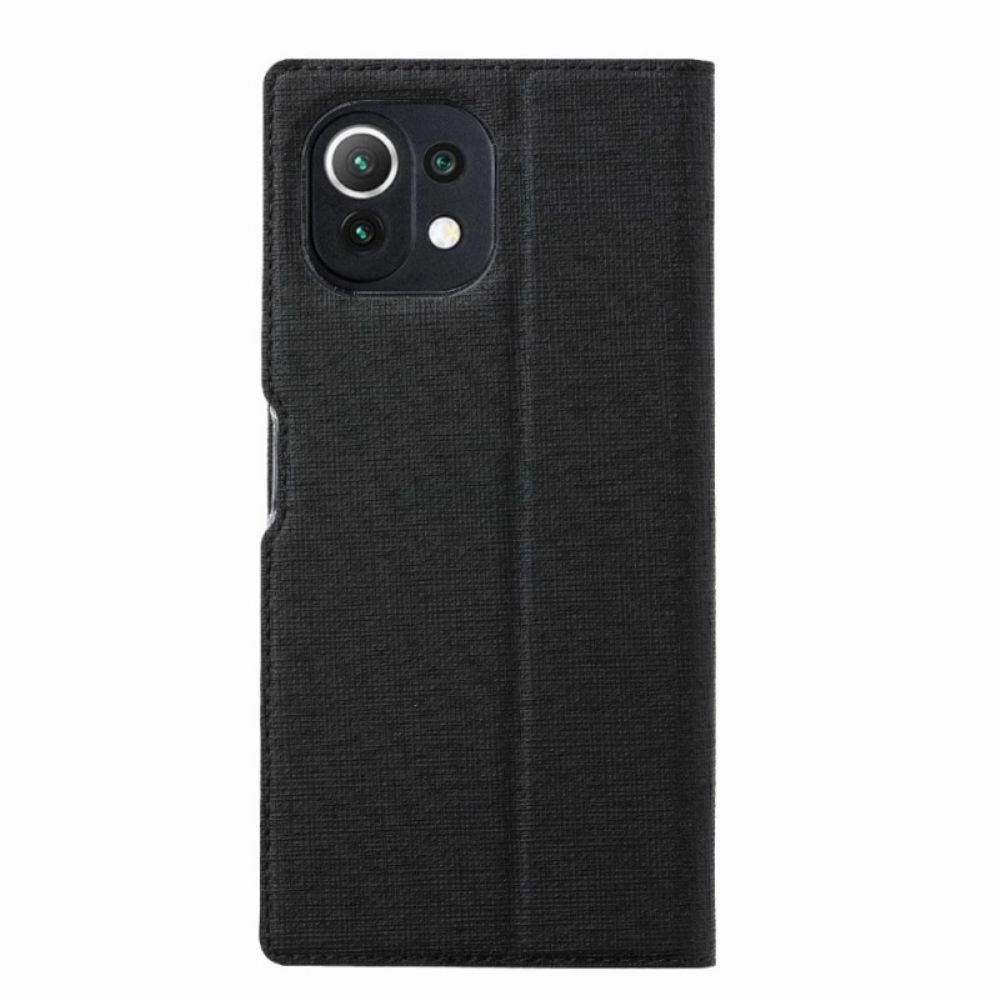 Schutzhülle Für Xiaomi Mi 11 Lite 5G NE / Mi 11 Lite 4G / 5G Flip Case Texturierte Vili Dmx-serie