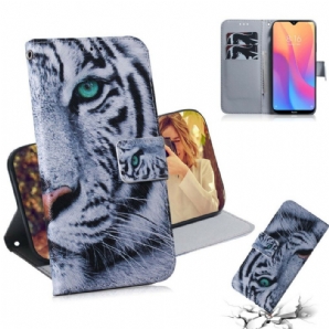 Flip Case Für Xiaomi Redmi 8A Tigergesicht