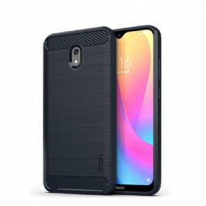 Hülle Für Xiaomi Redmi 8A Mofi Gebürstete Kohlefaser