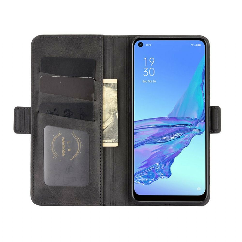 Flip Case Für Oppo A53 / A53s Flip Case Doppelklappe