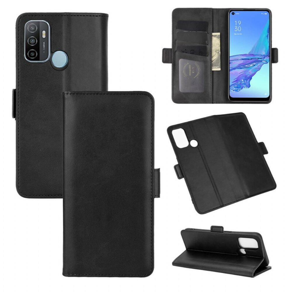 Flip Case Für Oppo A53 / A53s Flip Case Doppelklappe