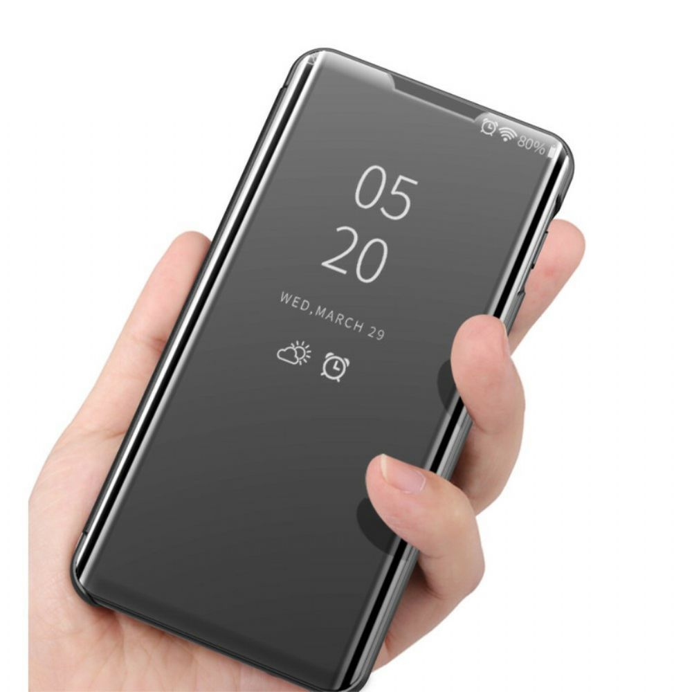 Schutzhülle Für Oppo A53 / A53s Spiegel Und Kunstleder