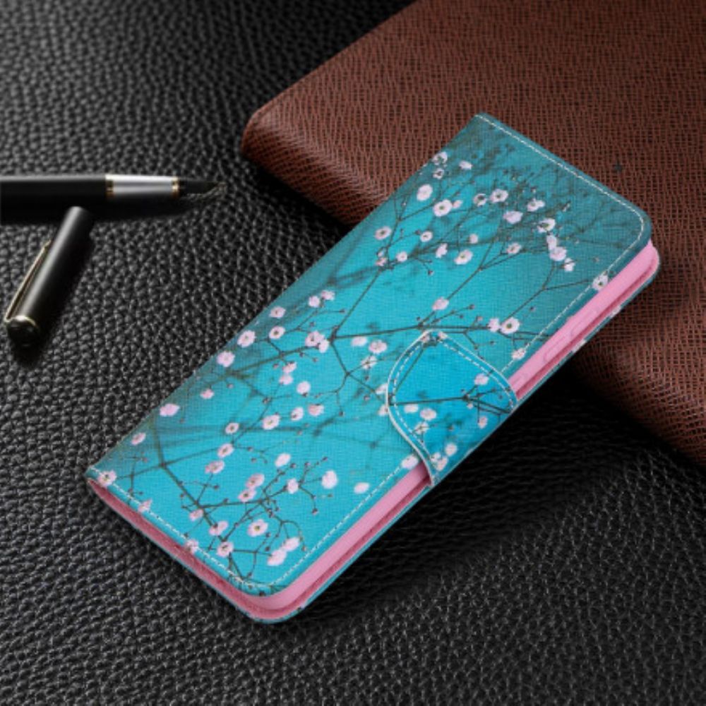 Flip Case Für Samsung Galaxy A72 4G / 5G Blühender Baum