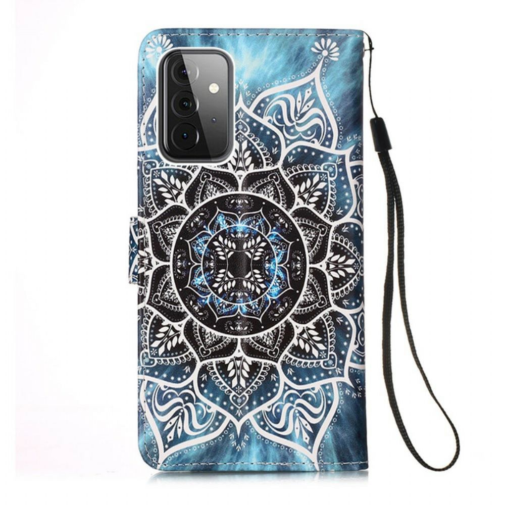 Flip Case Für Samsung Galaxy A72 4G / 5G Mandala Im Himmel