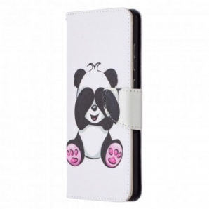 Flip Case Für Samsung Galaxy A72 4G / 5G Panda-spaß