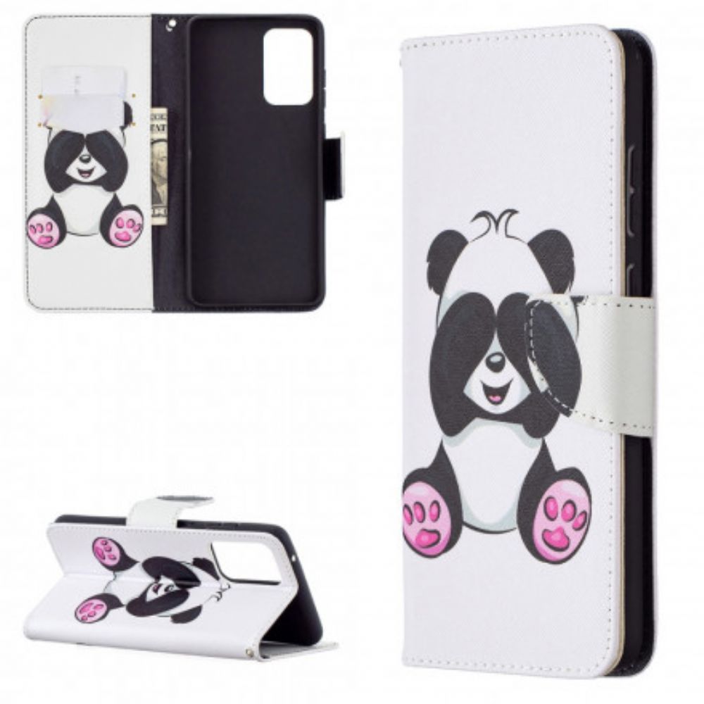 Flip Case Für Samsung Galaxy A72 4G / 5G Panda-spaß