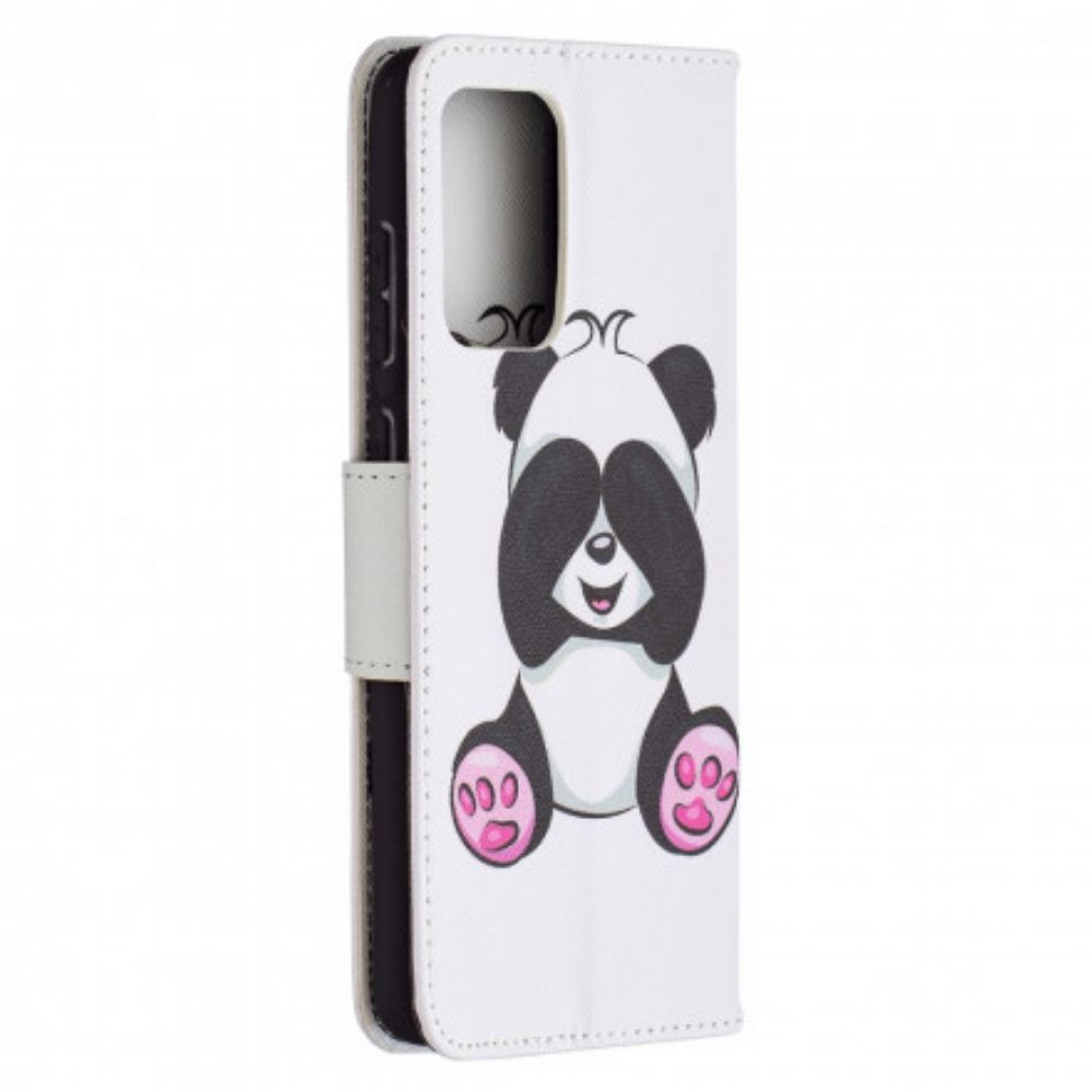 Flip Case Für Samsung Galaxy A72 4G / 5G Panda-spaß