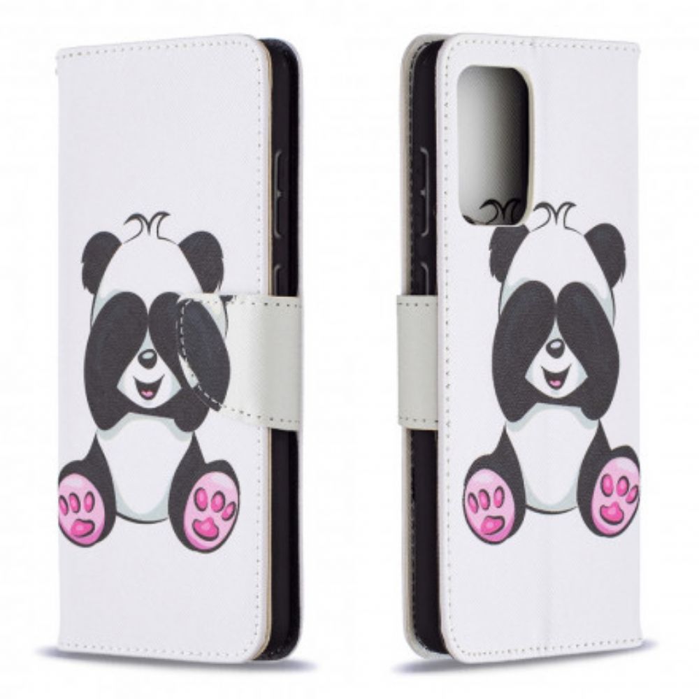 Flip Case Für Samsung Galaxy A72 4G / 5G Panda-spaß