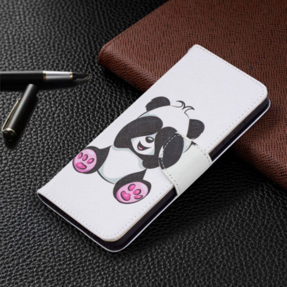 Flip Case Für Samsung Galaxy A72 4G / 5G Panda-spaß