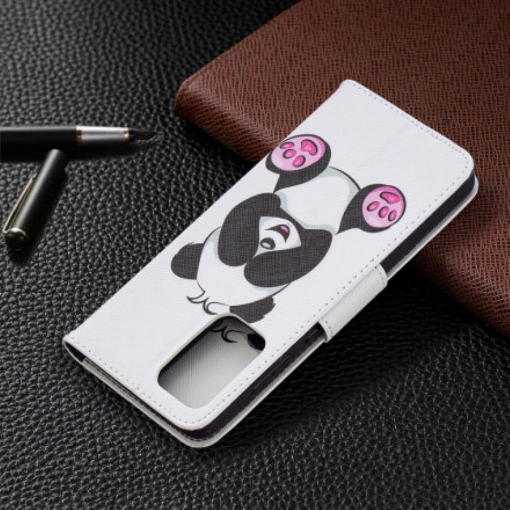 Flip Case Für Samsung Galaxy A72 4G / 5G Panda-spaß