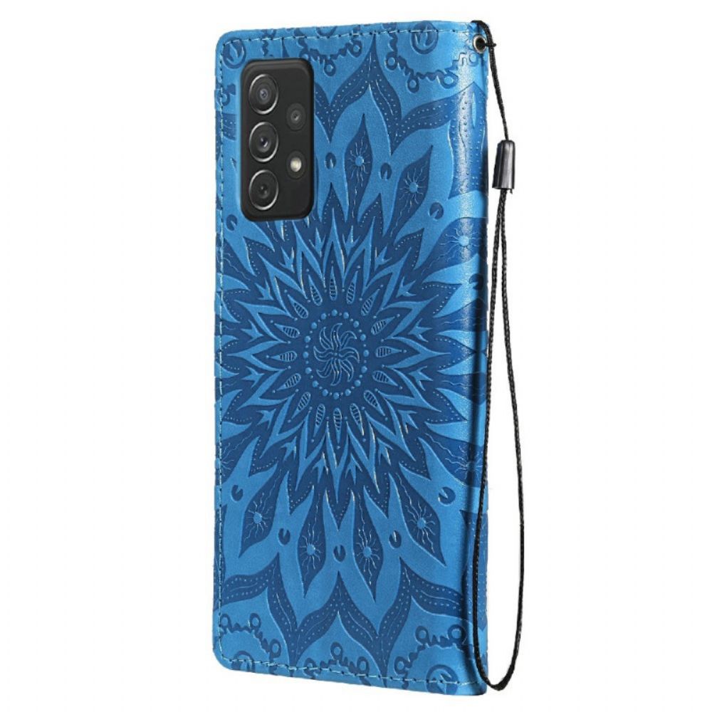 Flip Case Für Samsung Galaxy A72 4G / 5G Sonnenblume