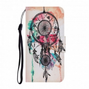 Flip Case Für Samsung Galaxy A72 4G / 5G Traumfänger-aquarell