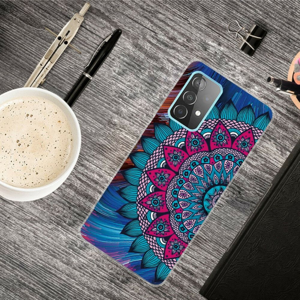 Handyhülle Für Samsung Galaxy A72 4G / 5G Buntes Mandala