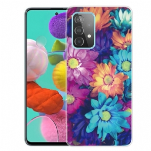 Handyhülle Für Samsung Galaxy A72 4G / 5G Flexible Blumen