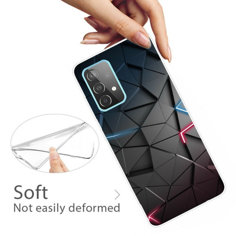 Handyhülle Für Samsung Galaxy A72 4G / 5G Flexible Geometrie